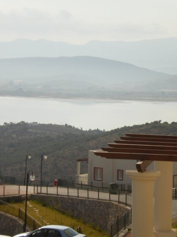 View of Lake Tuzla from Lakeside Garden